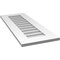 Ekena Millwork Vertical Surface Mount PVC Gable Vent: Non-Functional, w/ 3-1/2"W x 1"P Standard Frame, 14"W x 36"H GVPVE14X3601SN - alternate 3